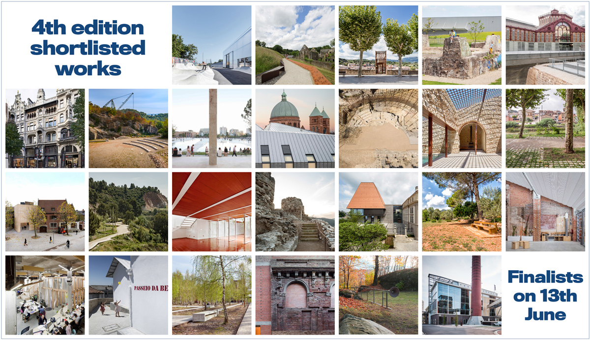 The European Award for Architectural Heritage Intervention AADIPA publishes the names of those shortlisted in the A and B categories of the contest's 4th edition