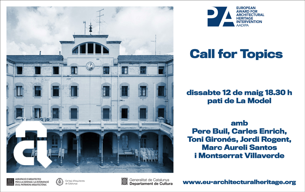 « Call for topics »  Le Prix qui sera présent lors de la Semaine de l’Architecture 